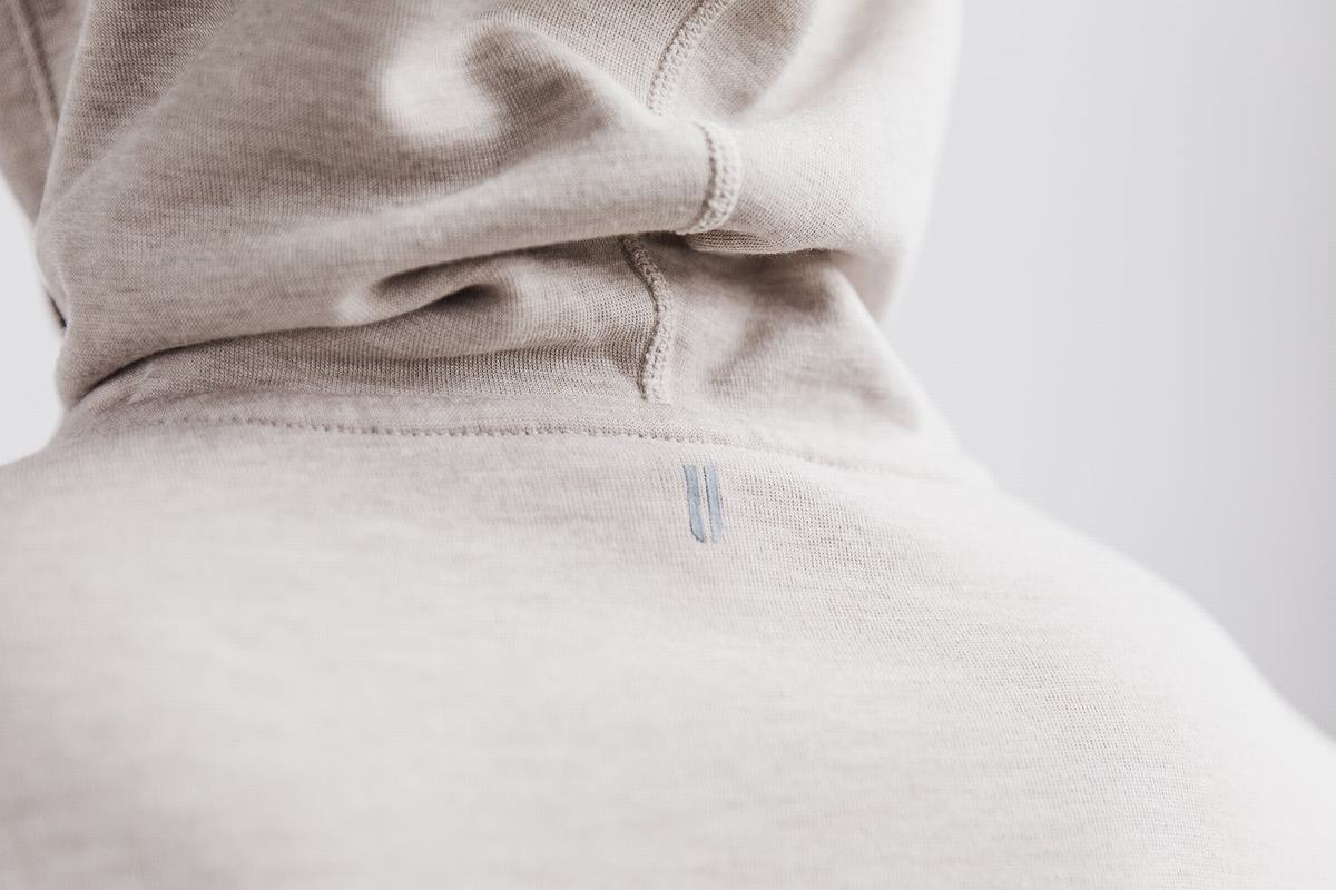 Nobull Men's Hoodie Beige | Australia (UE5946)